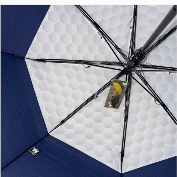 NEW Rare Weatherman Marco Simone Rome Italy Ryder Cup Golf Collapsible Umbrella - Picture 2 of 12